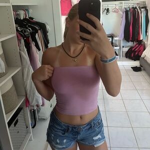 H&M baby pink tube top - Size XS